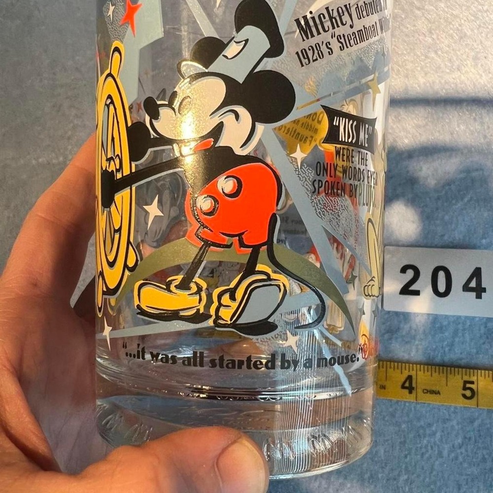 McDonald's Share a Dream come True Walt Disney Glass Vintage